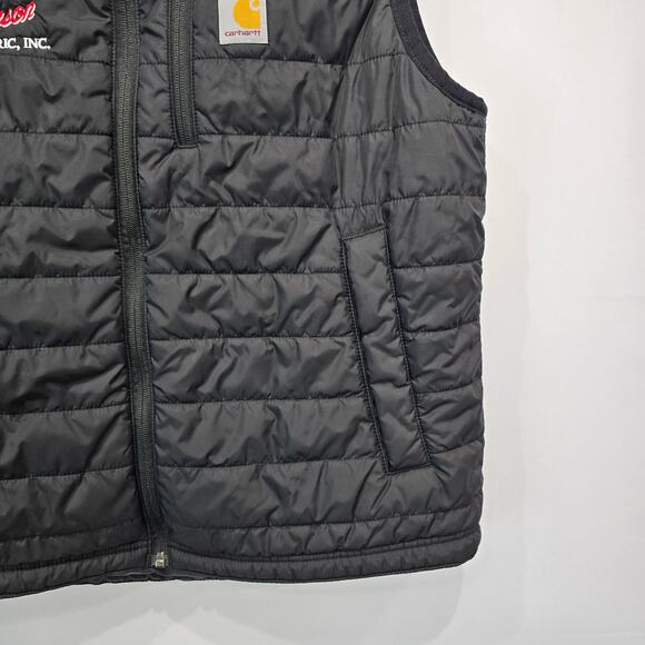 Carhartt Men's Rain Defender Insulated Vest Relaxed Black L - Picture 5 of 12